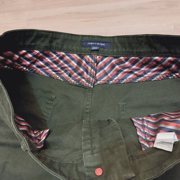 TOMMY HILFIGER ThFlex Trousers Men's W36/L30 Fit Faded Chino Zip Fly - Picture 4 of 10